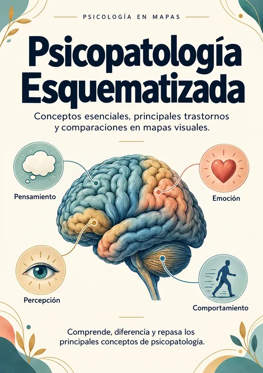Portada de Psicopatología Esquematizada
